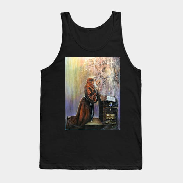 The Prayers of St. Pio - Pray, Hope and don't worry Tank Top by artdesrapides